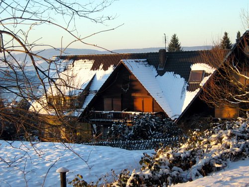 Haus Hubertus im Winter